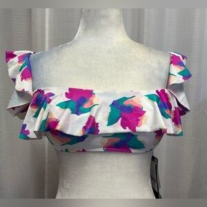 Vix Paula Hermanny floral swim top NWT | size medium
